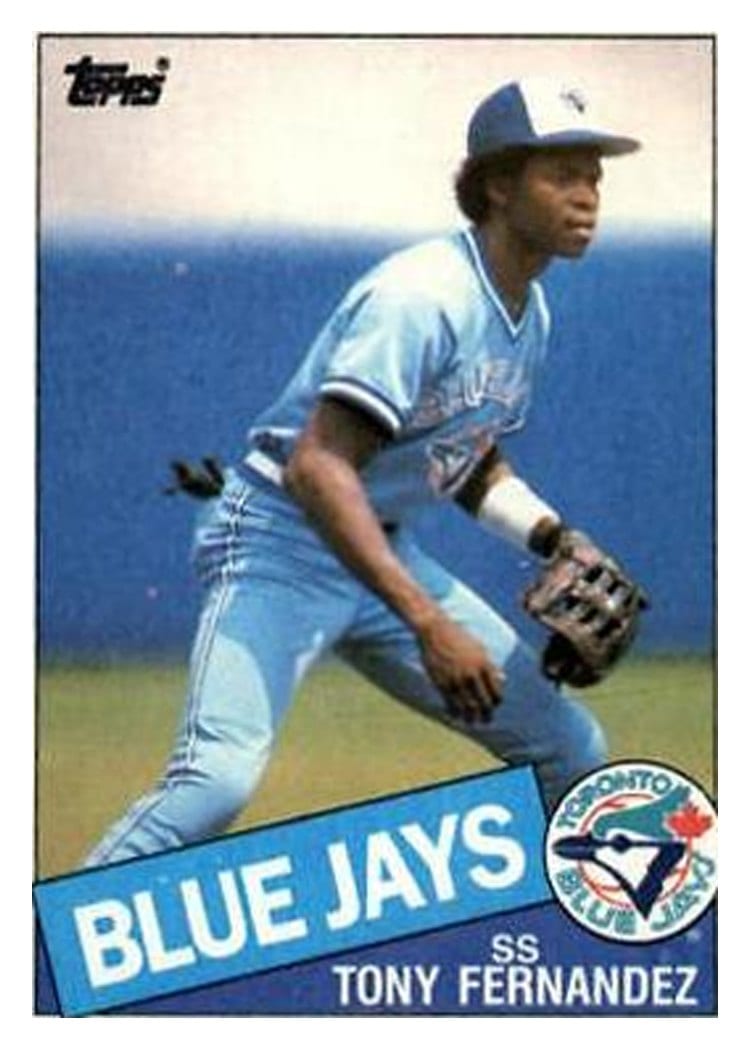 1985 Topps Tony Fernandez #48 card