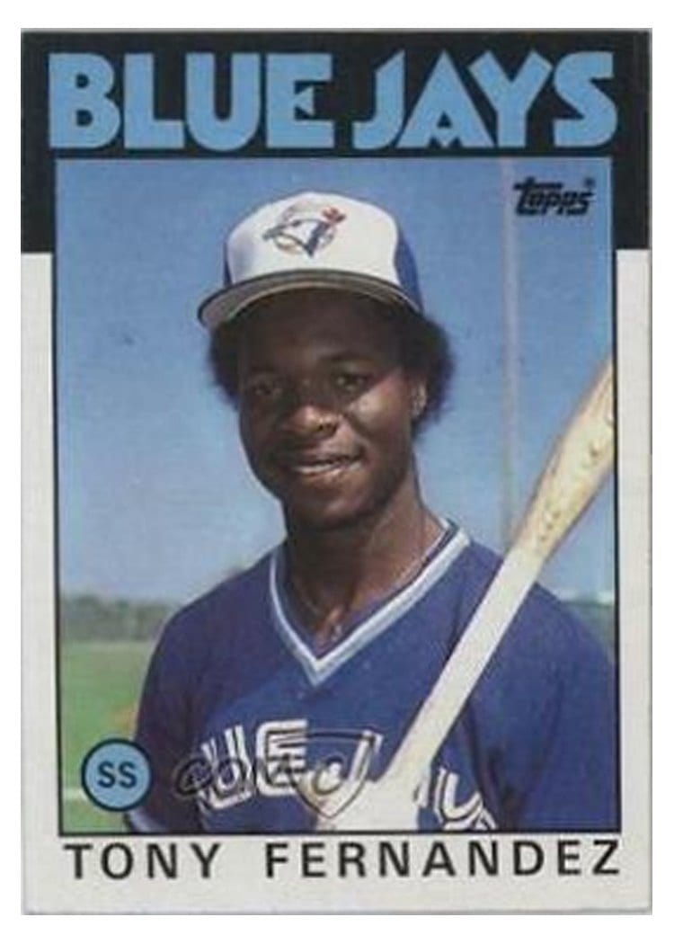 1986 Topps Tony Fernandez #241 card