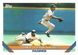 1993 Topps Base Set Tony Fernandez #465 card