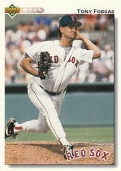 1992 Upper Deck Base Set Tony Fossas #503 card