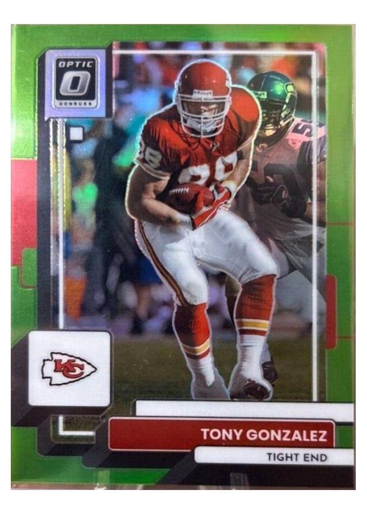 2022 Donruss Optic Base Set Tony Gonzalez #100 card