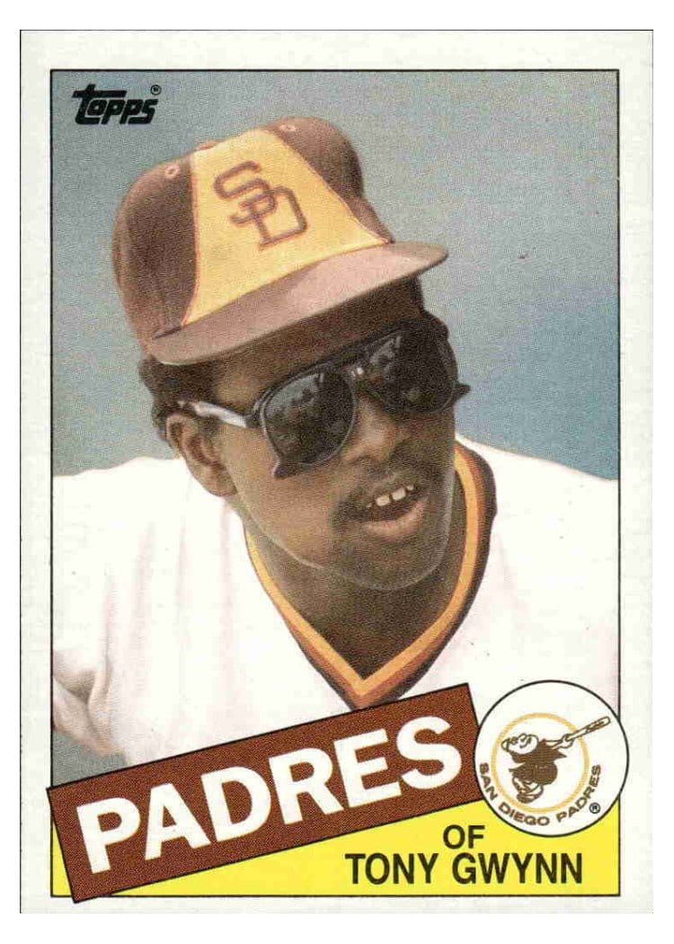 1985 Topps Base Set Tony Gwynn #660 card