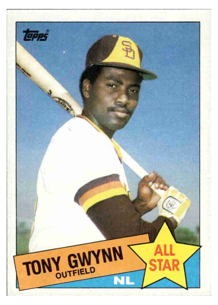 1985 Topps Base Set Tony Gwynn #717 card
