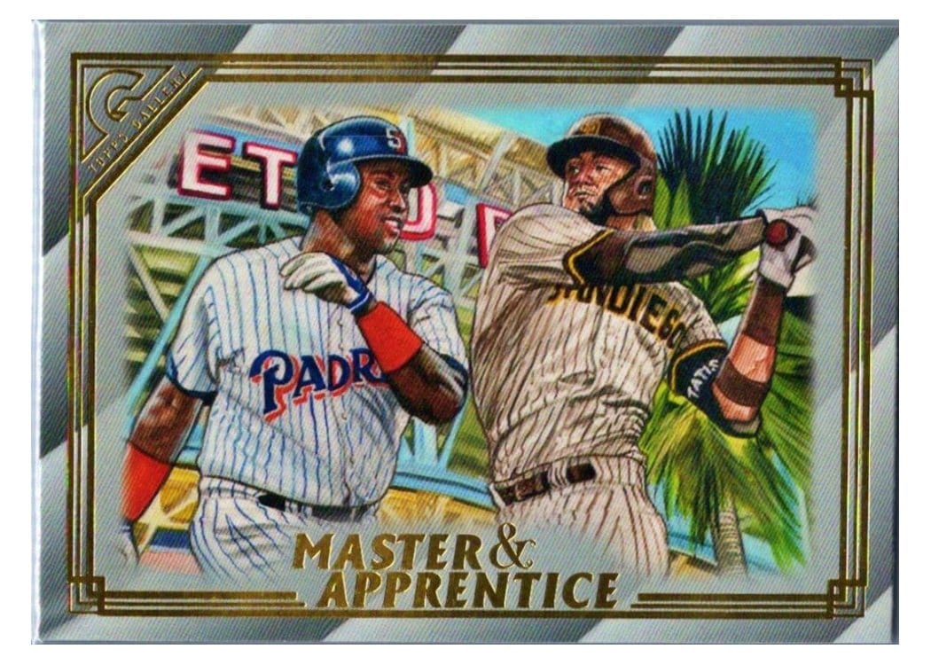 2020 Topps Gallery Master and Apprentice Tony Gwynn / Fernando Tatis, Jr. #MA-7 card