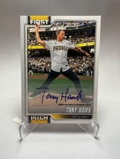 2026 Topps First Pitch Autographs Tony Hawk #FP-6 card