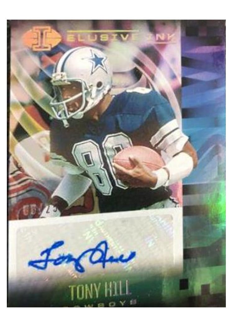 2021 Panini Illusions Elusive Ink Tony Hill #EI-TH card