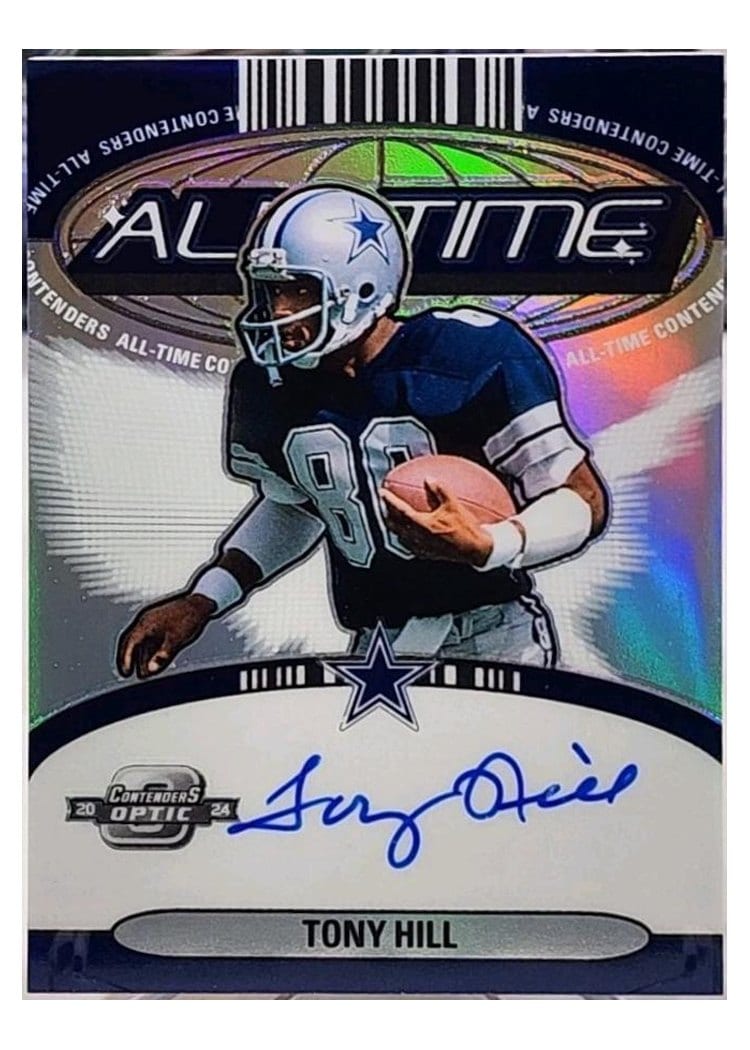 2024 Panini Contenders Optic All-Time Contenders Autographs Tony Hill #8 card
