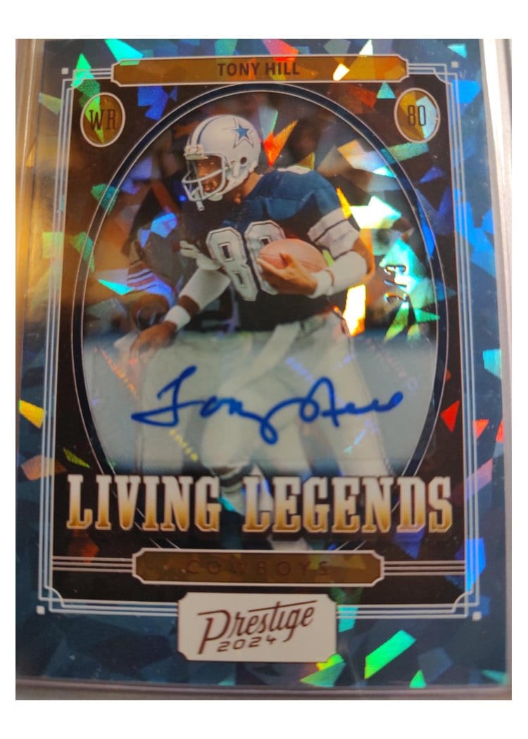 2024 Panini Prestige Living Legends Xtra Points Autographs Tony Hill #LL-THL card