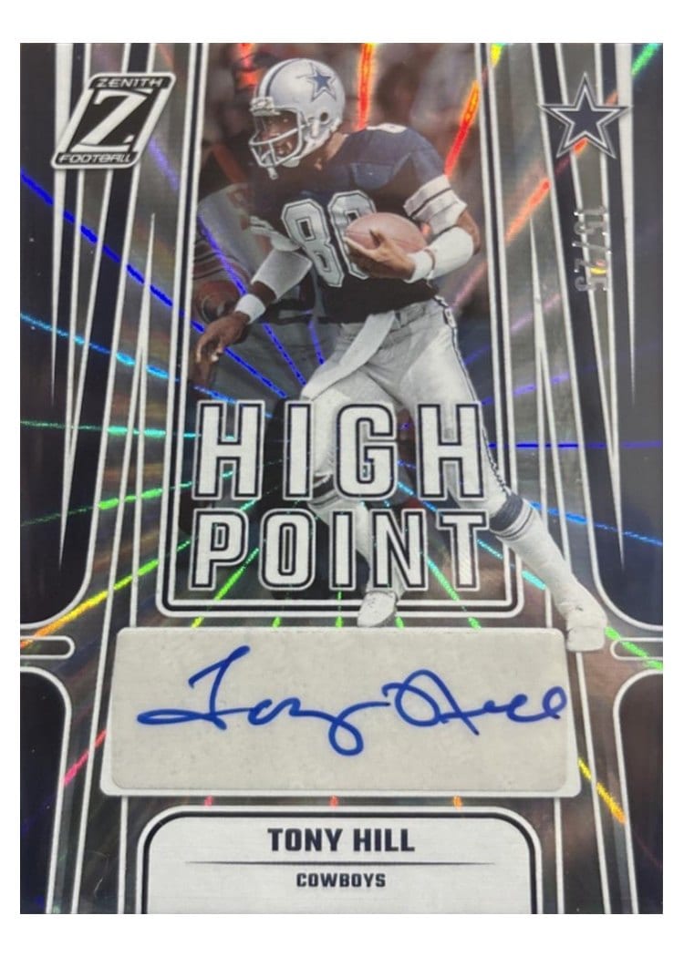 2024 Panini Zenith High Point Signatures Tony Hill #HPS-THL card