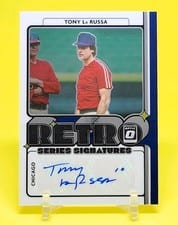 2021 Donruss Optic Retro Signature Series Tony La Russa #RET-TL card