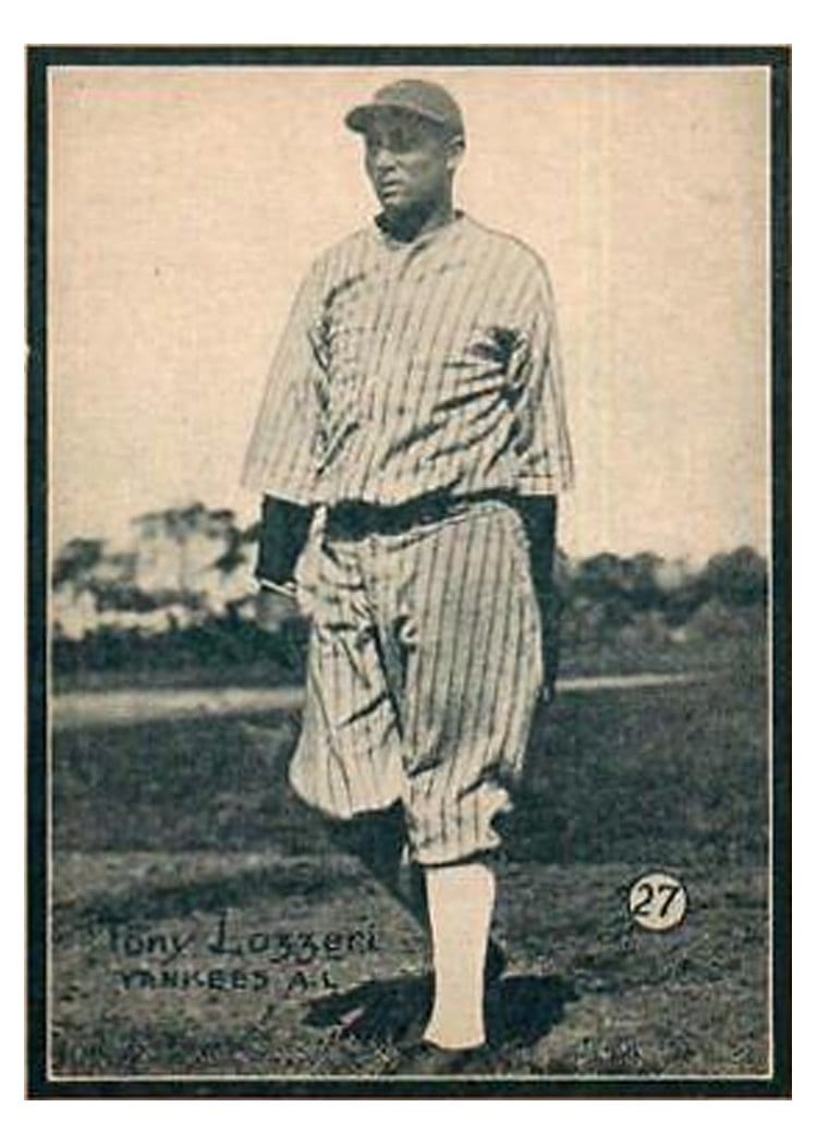 1931 W517 Tony Lazzeri #27 card