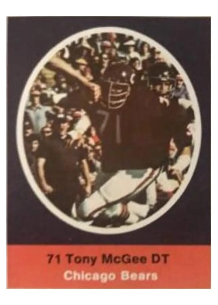 1972 Sunoco Stamps Update Tony McGee card