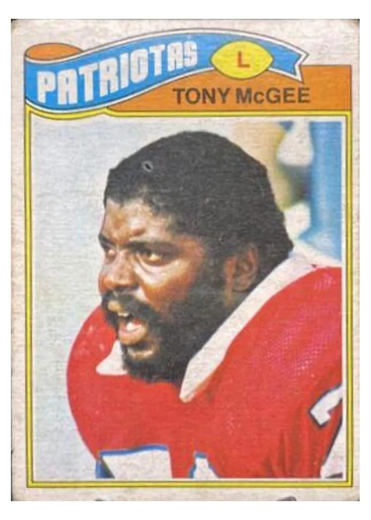 1977 Topps Mexican Tony McGee #378 card