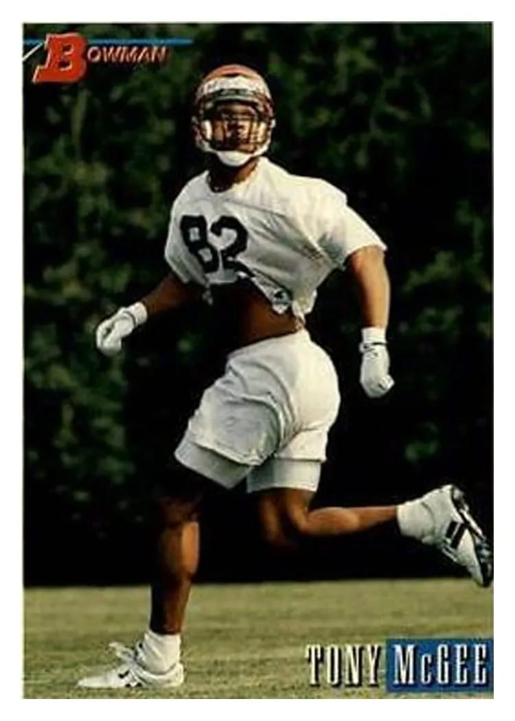 1993 Bowman Tony McGee #123 card