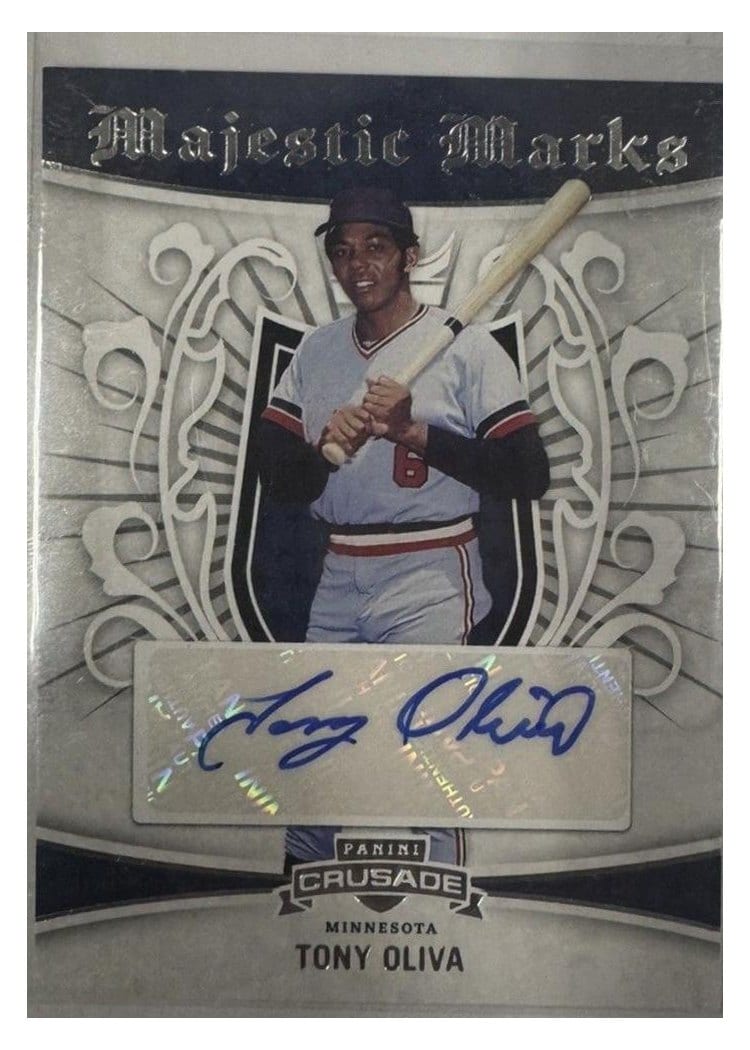 2024 Panini Crusade Majestic Marks Tony Oliva #MM-TO card