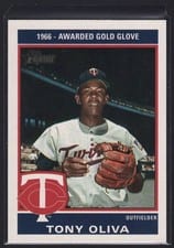 2025 Topps Heritage 1976 Retires Tony Oliva #76R-13 card