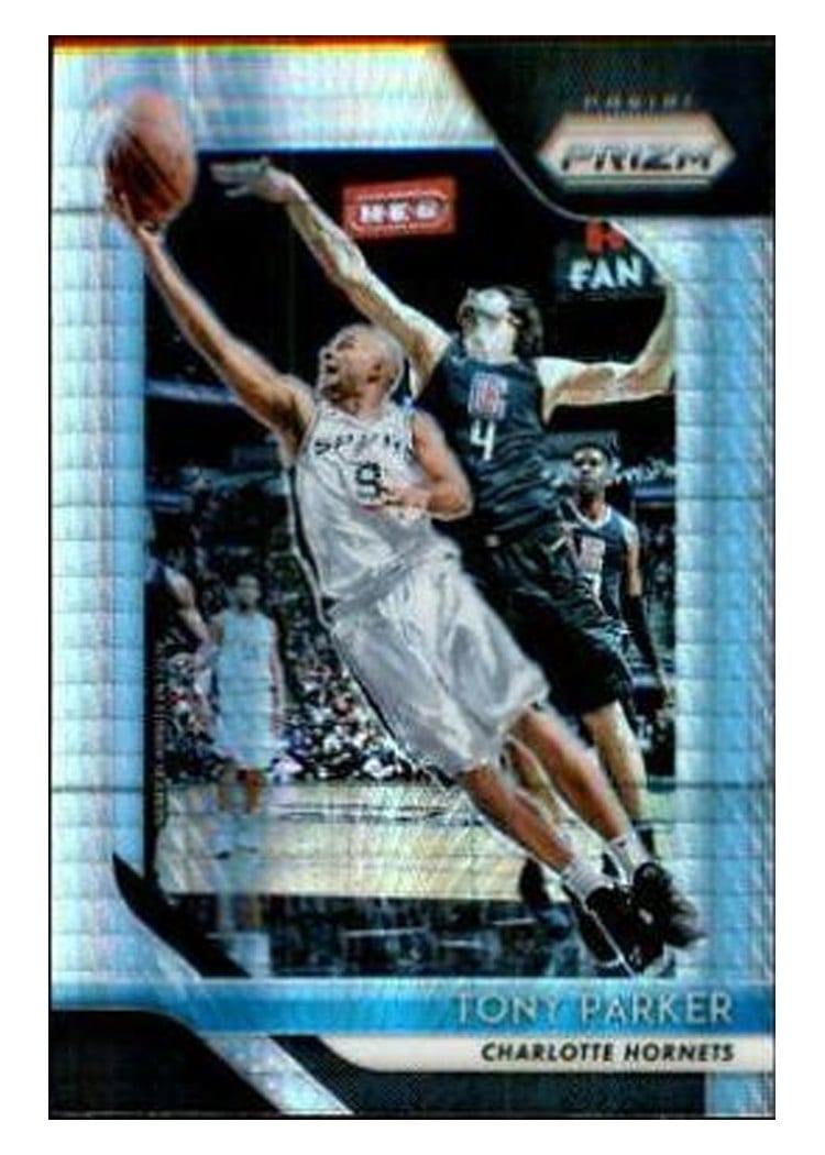 2018-19 Panini Prizm Base Set Tony Parker #10 card