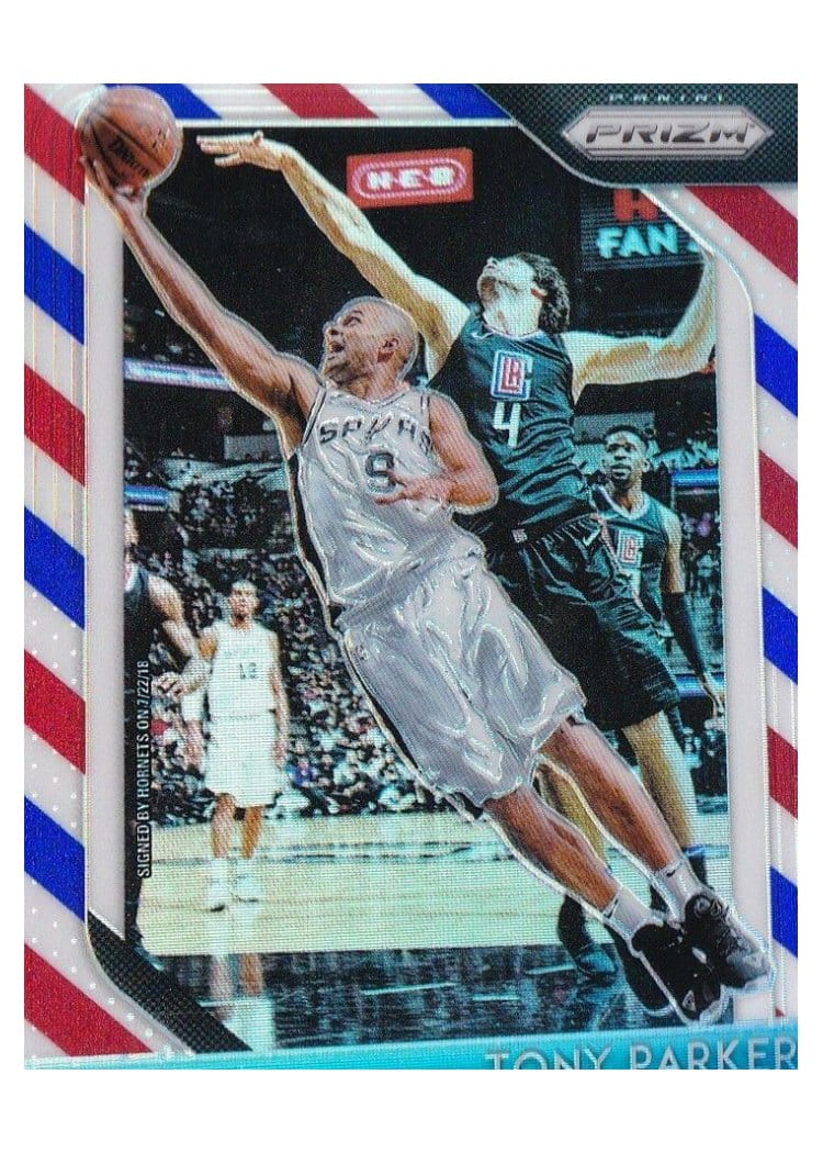 2018-19 Panini Prizm Base Set Tony Parker #10 card