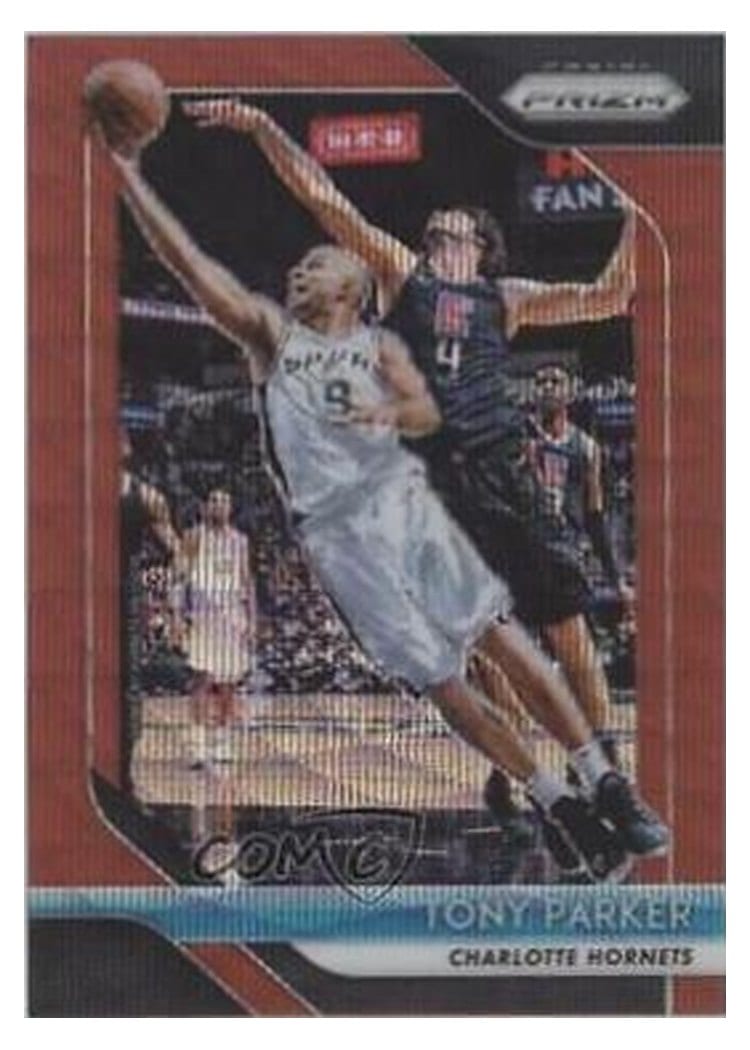 2018-19 Panini Prizm Base Set Tony Parker #10 card