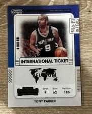 2021 Panini Contenders International Ticket Tony Parker #2 card