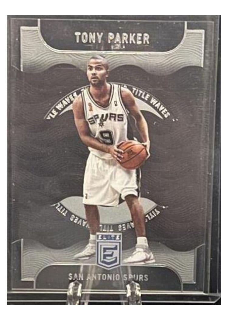 2022-23 Donruss Elite Title Waves Tony Parker #17 card