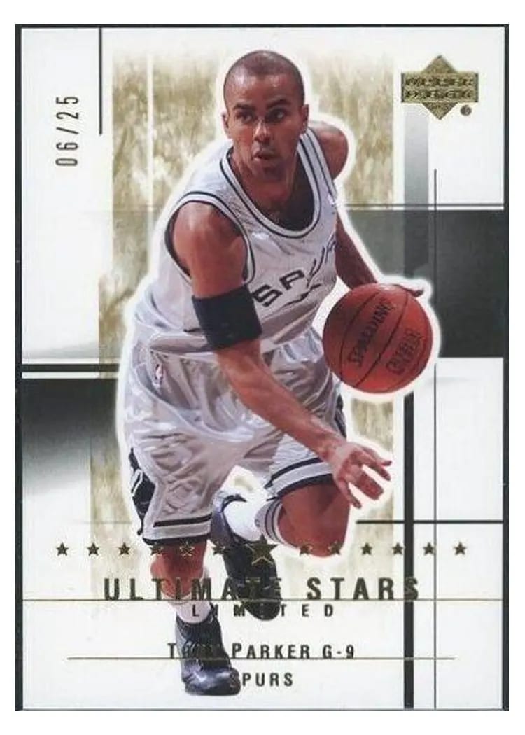 2003 Ultimate Collection Tony Parker Limited #186 card