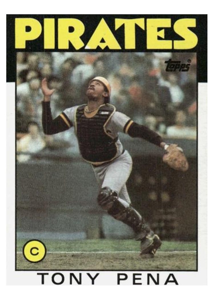 1986 Topps Tony Pena #260 card