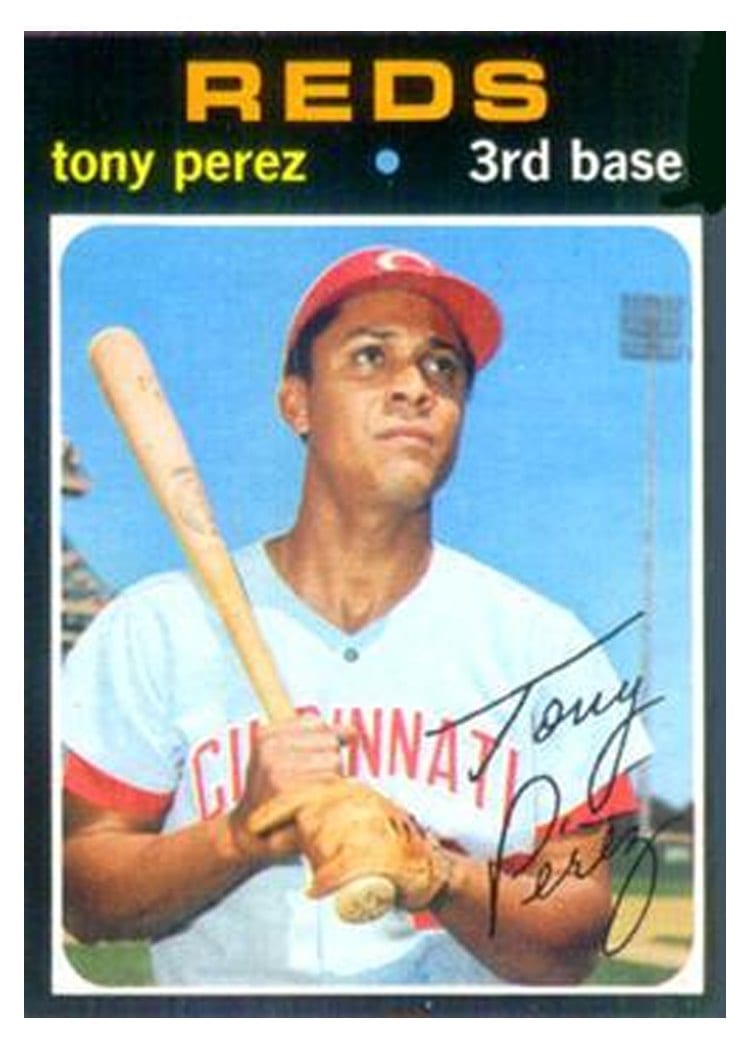 1971 Topps Tony Perez #580 card