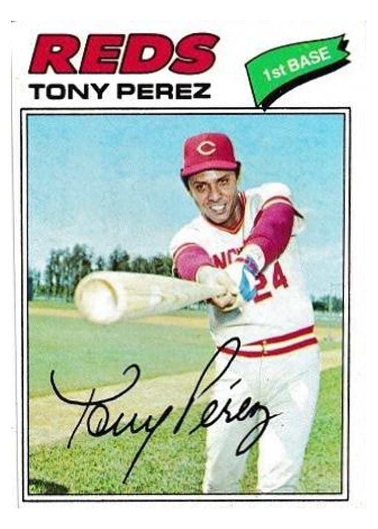1977 Topps Tony Perez #655 card