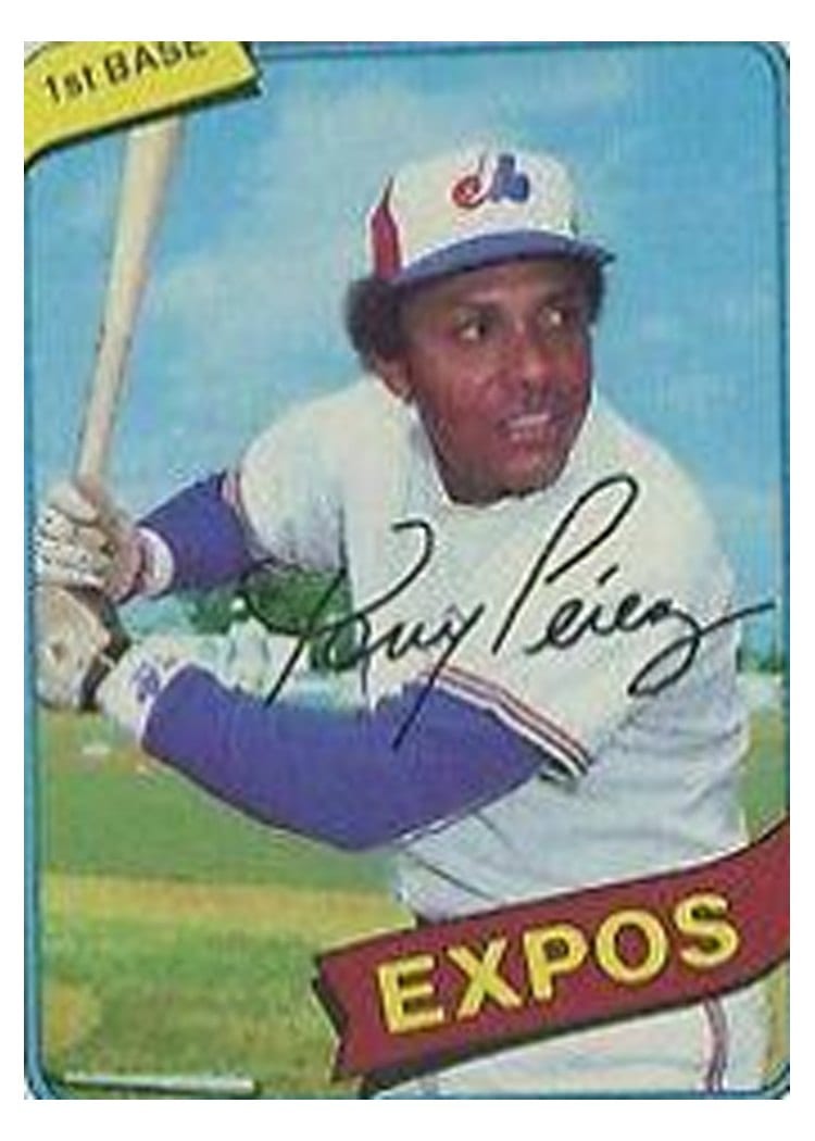 1980 Topps Tony Perez #125 card