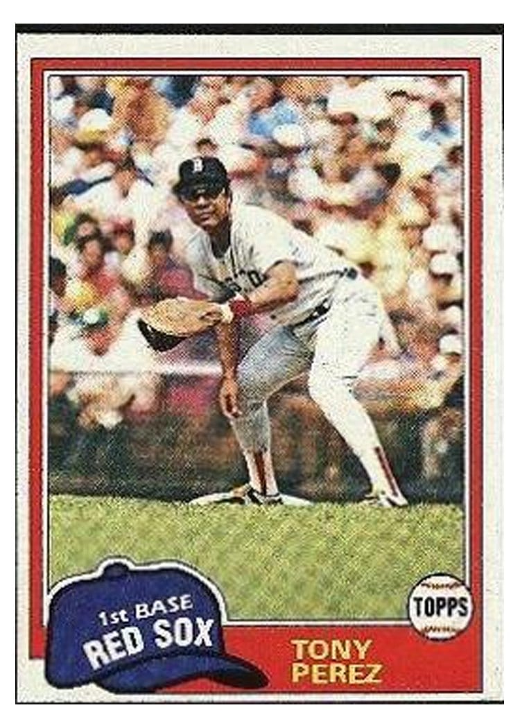 1981 Topps Tony Perez #575 card