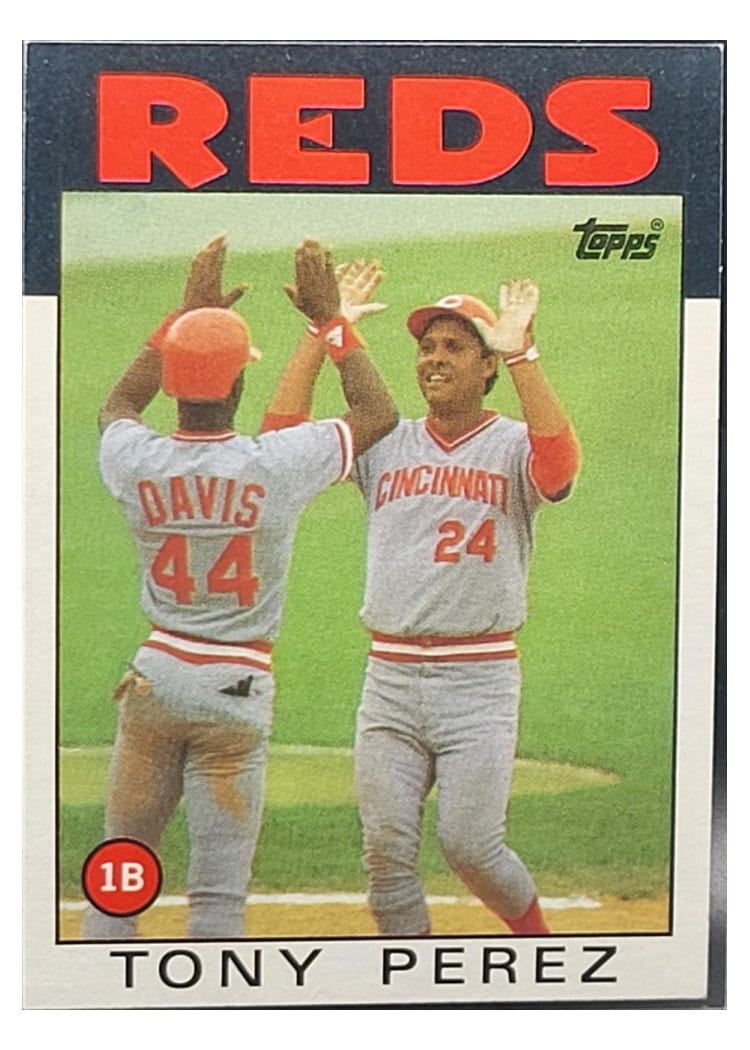1986 Topps Tony Perez #85 card