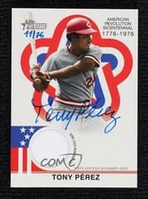 2025 Topps Heritage Bicentennial Autographed Relic Tony Pérez #BAR-TP