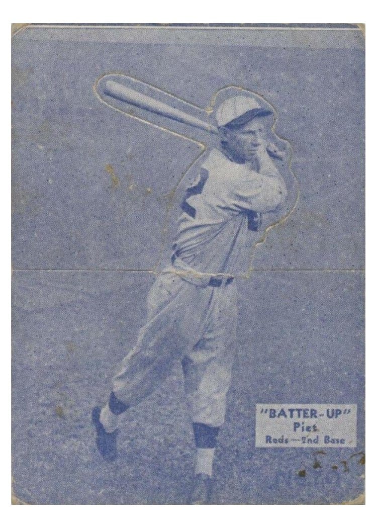 1934 Batter Up Tony Piet #70 card