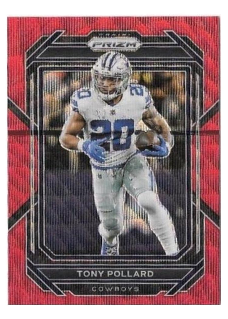 2022 Panini Prizm Base Set Tony Pollard #78 card