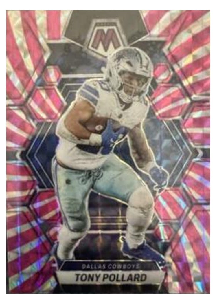 2023 Panini Mosaic Base Set Tony Pollard #56 card