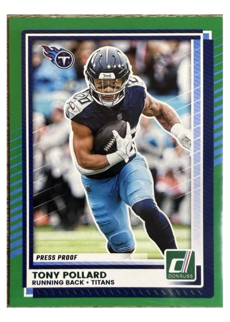 2025 Donruss Base Set Tony Pollard #272 card