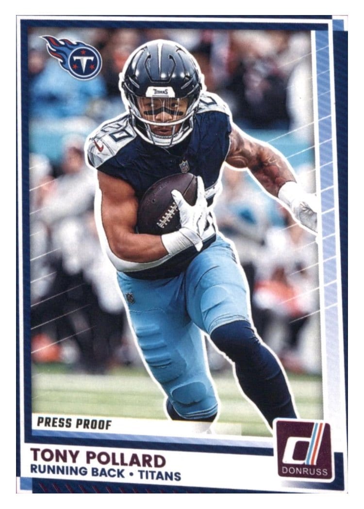 2025 Donruss Base Set Tony Pollard #272 card
