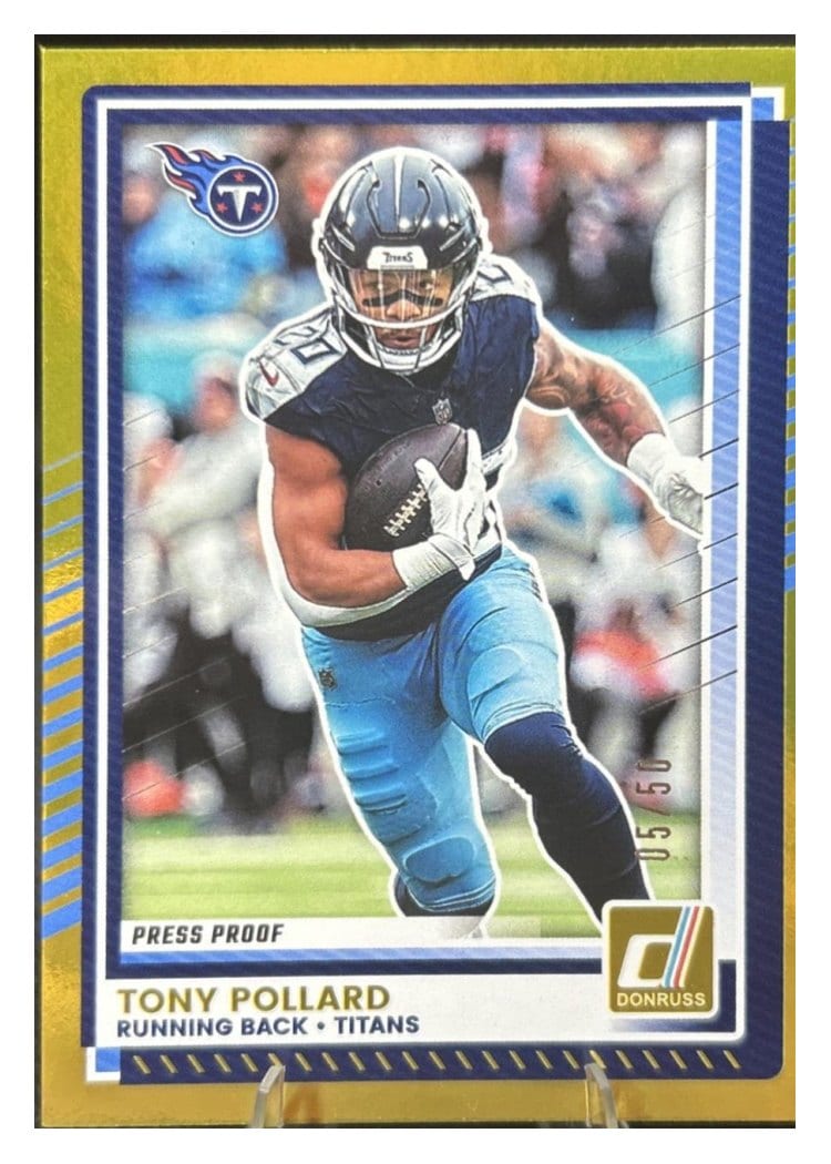 2025 Donruss Base Set Tony Pollard #272 card