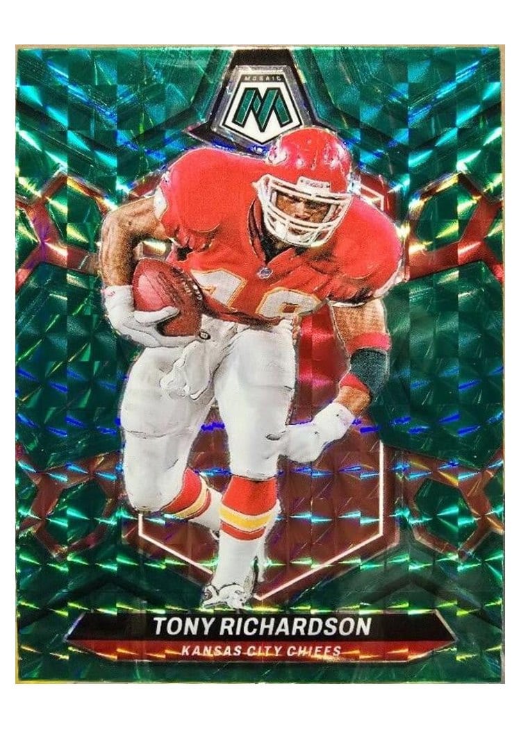 2024 Panini Mosaic Base Set Tony Richardson Green #238 card
