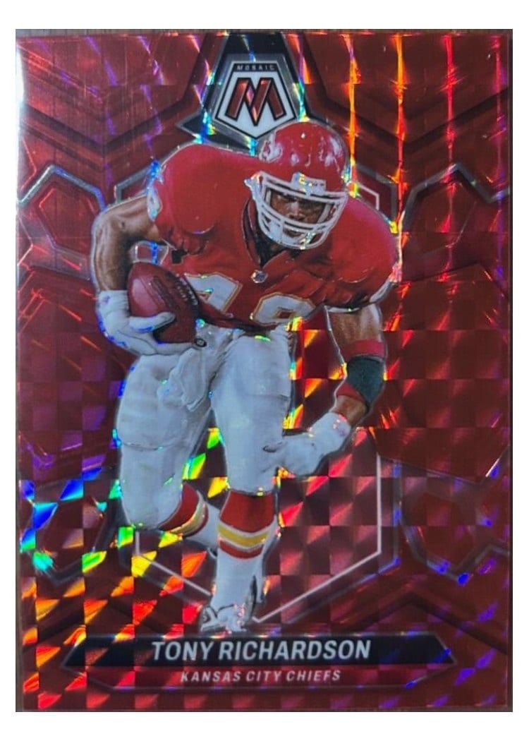 2024 Panini Mosaic Base Set Tony Richardson Red #238 card