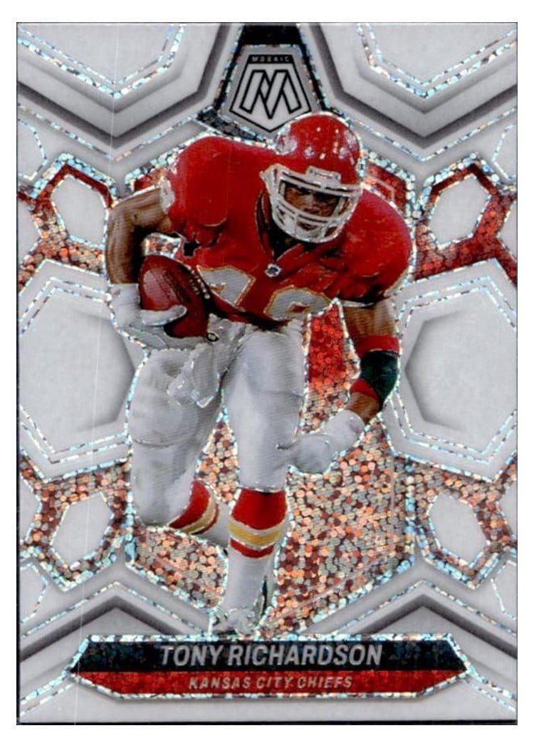 2024 Panini Mosaic Base Set Tony Richardson White Sparkle #238 card