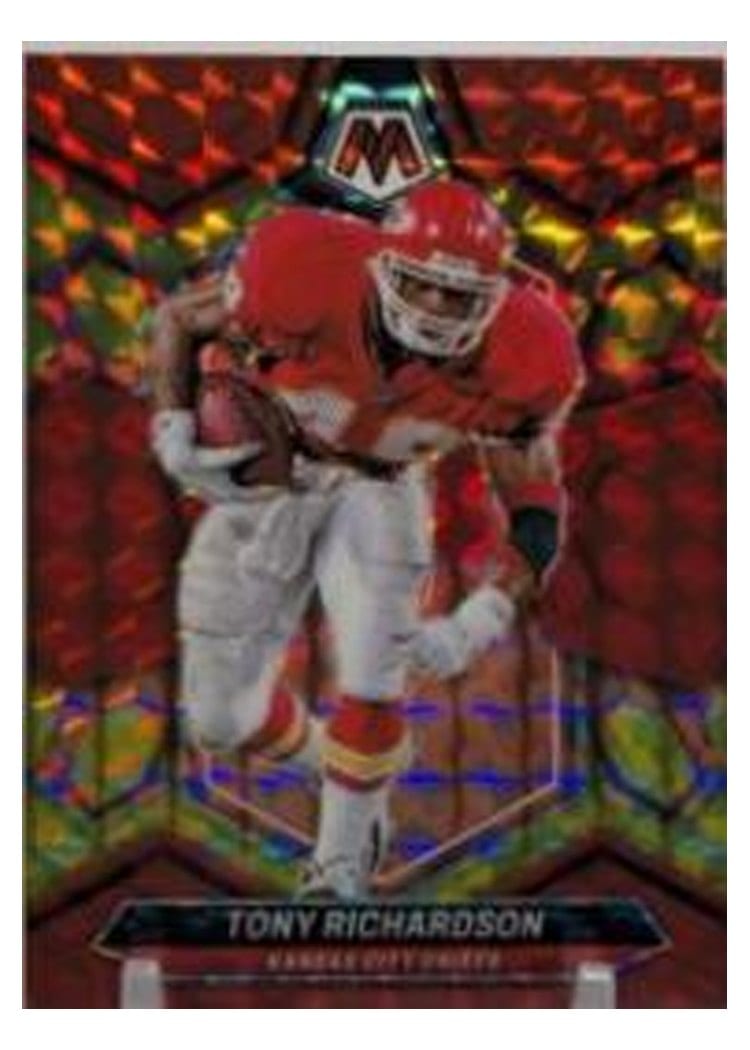 2024 Panini Mosaic Base Set Tony Richardson Fusion Red Yellow Choice #238 card