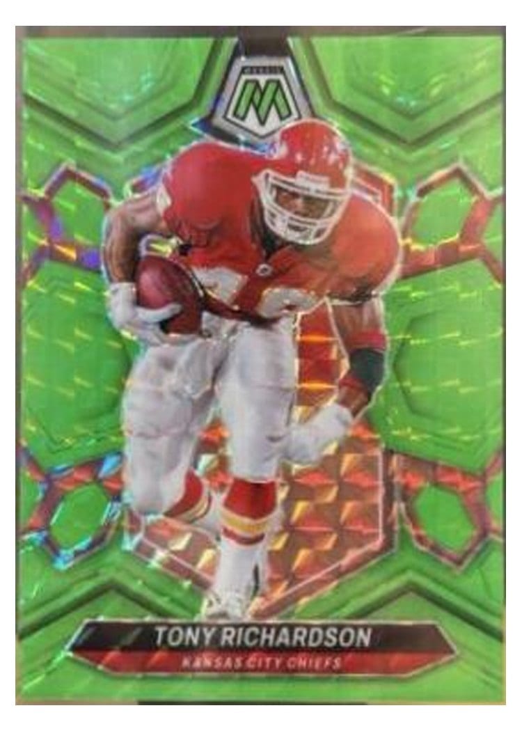 2024 Panini Mosaic Base Set Tony Richardson Green Fluorescent #238 card