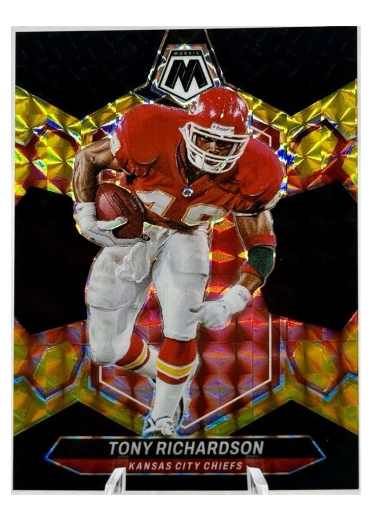 2024 Panini Mosaic Base Set Tony Richardson Black Gold Choice #238 card