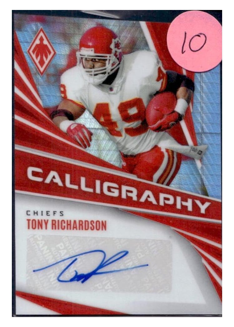 2024 Panini Phoenix Calligraphy Tony Richardson #C-TRN card