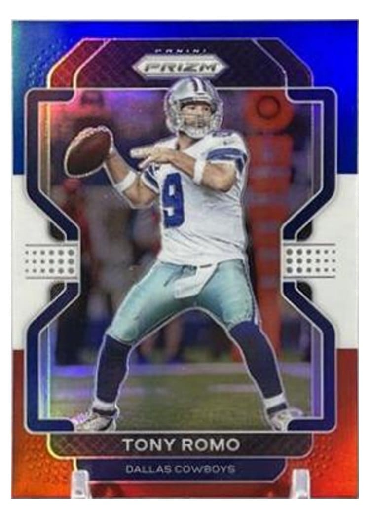 2021 Panini Prizm Base Set Tony Romo #247 card