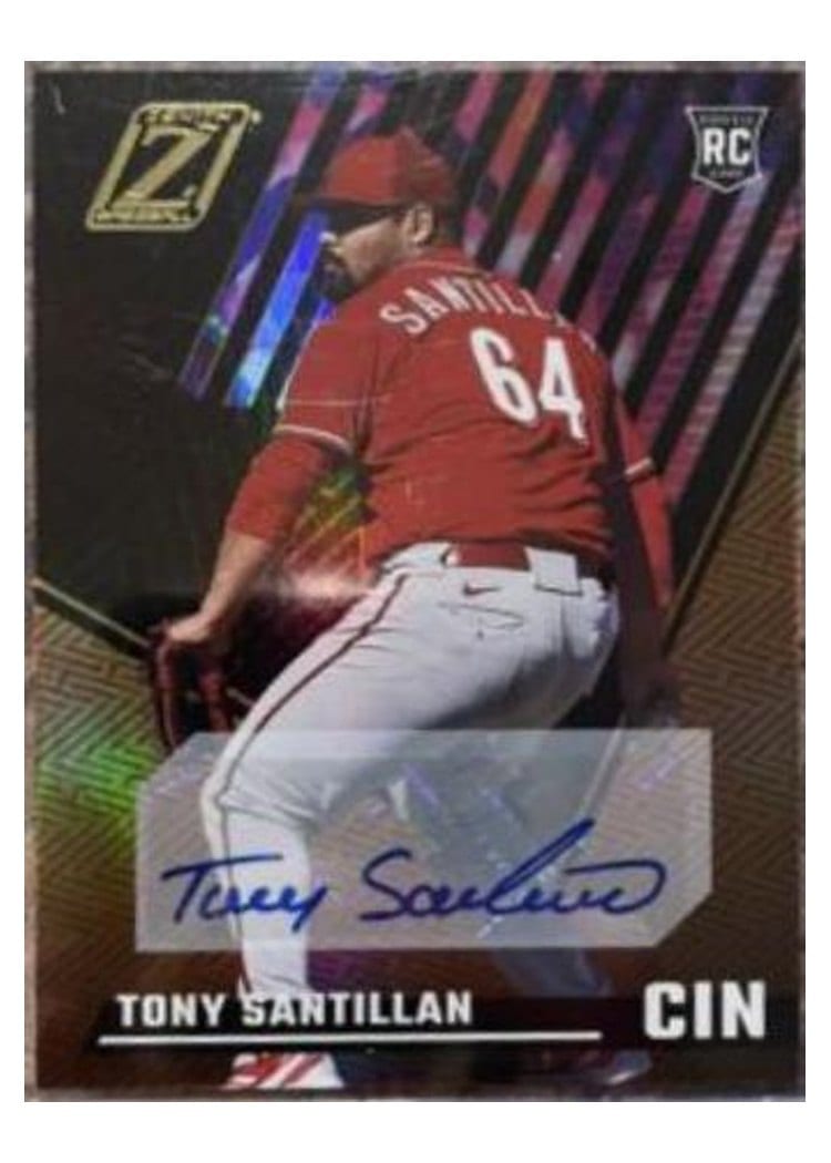 2022 Panini Chronicles Zenith Autographs Tony Santillan #11 card