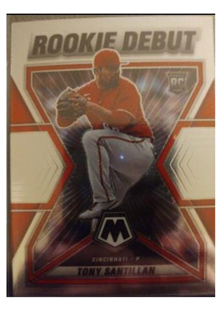 2022 Panini Mosaic Rookie Debut Tony Santillan #RD-2 card