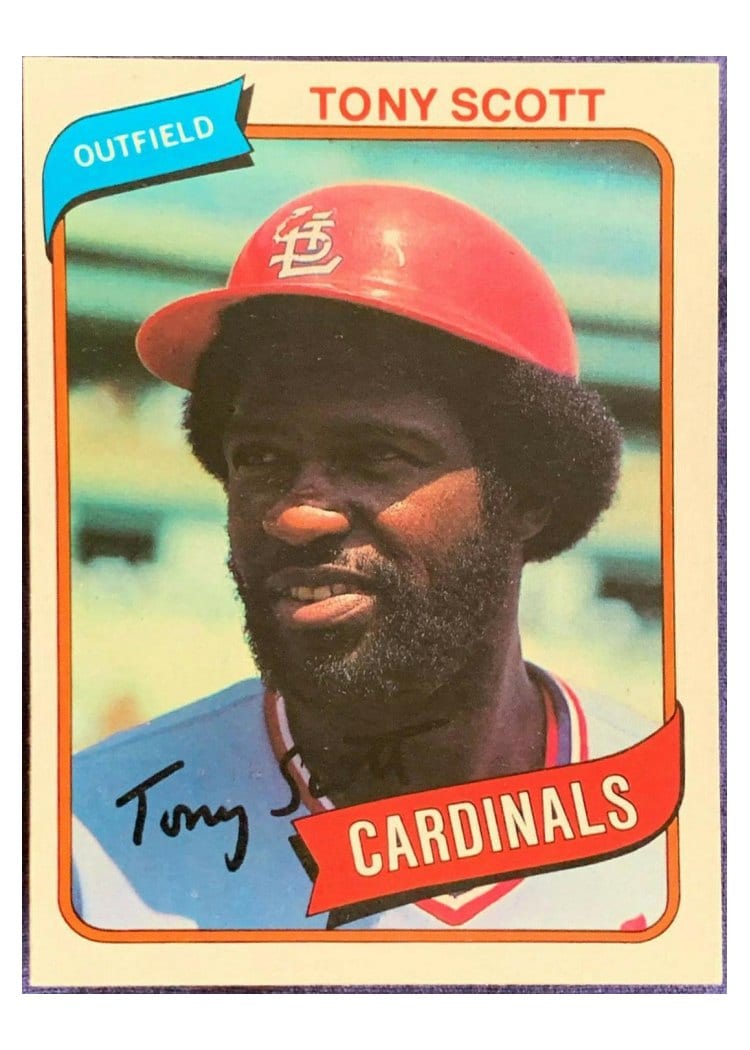 1980 Topps Tony Scott #33 card